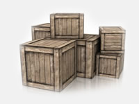 Modelo 3d cajas gratis