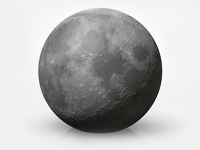 Modelo 3d luna gratis