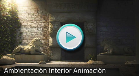 Animation Test. Ambiente interior 3D by Bondiana 3D Models.